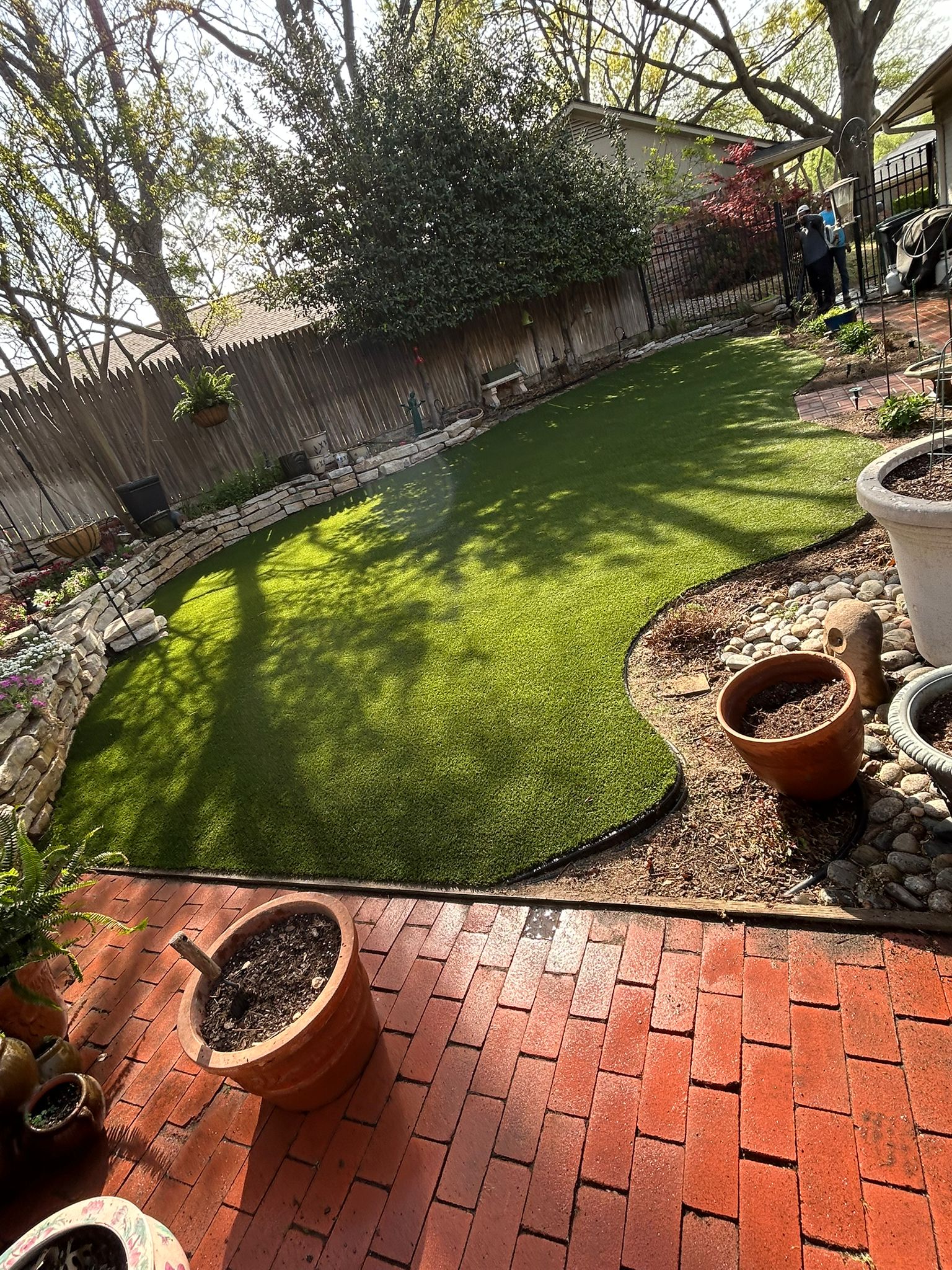 Pacific Blend Turf Installation in Plano, TX